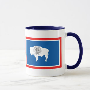 Wyoming-Staats-Flaggen-Tasse Tasse