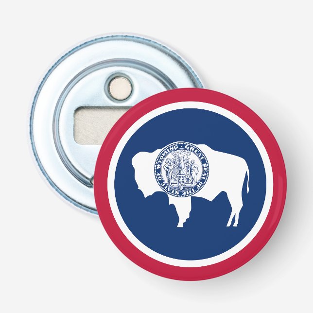 Wyoming State Flag Flaschenöffner (Vorderseite)