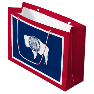 Wyoming State Flag Große Geschenktüte