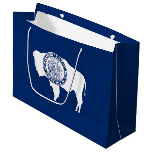 Wyoming State Flag Große Geschenktüte