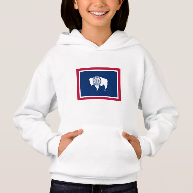 Wyoming State Flag Hoodie (Vorderseite)