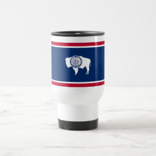 Wyoming State Flag Reisebecher
