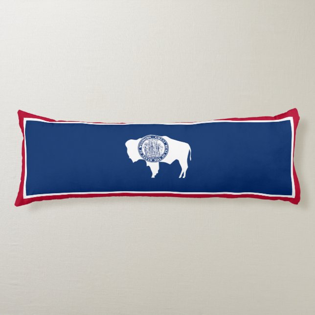 Wyoming State Flag Seitenschläferkissen (Vorderseite)