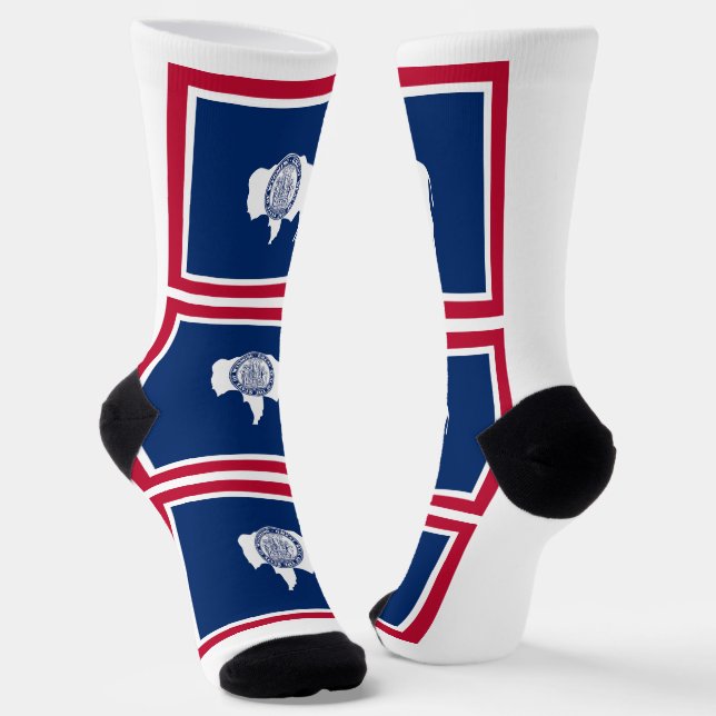Wyoming State Flag Socken (Gewinkelt)