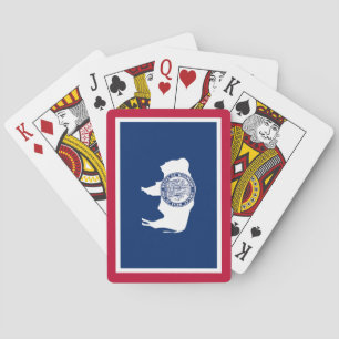 Wyoming State Flag Spielkarten