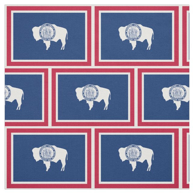 Wyoming State Flag Stoff (Muster)
