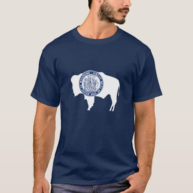 Wyoming State Flag T-Shirt (Vorderseite)