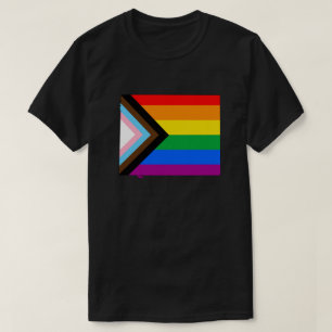 Wyoming State Stolz LGBTQ Fortschritt Stolz T-Shirt
