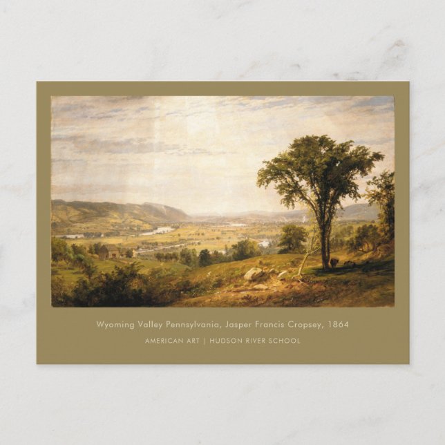 Wyoming Valley Pennsylvania American Art Malerei Postkarte (Vorderseite)