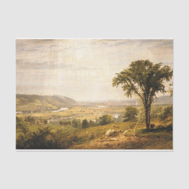 Wyoming Valley, Pennsylvania (Vintage Landschaft) Seidenpapier (Vorderseite)