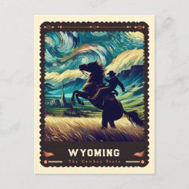 Wyoming | Vincent Van Gogh Inspiriert Postkarte