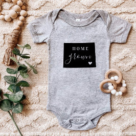 Wyoming Zuhause Grown Staat T-Shirt Baby Strampler