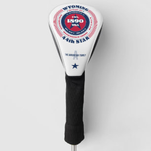 Wyomoming Staat Circle Custom Golf Head Cover Headcover
