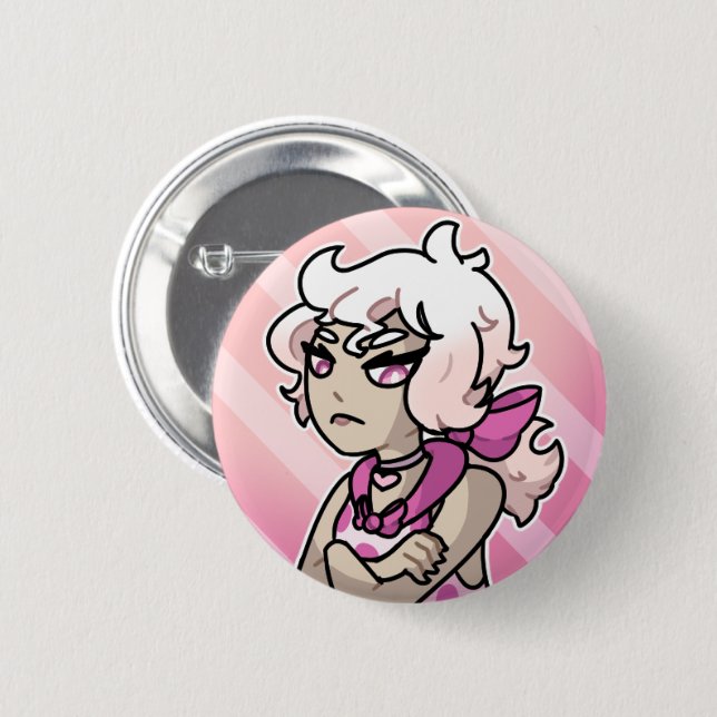 Wysterie Button (Vorne & Hinten)