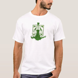 Wytch Holzschnitt - Grün auf Schwarzem oder Weißes T-Shirt