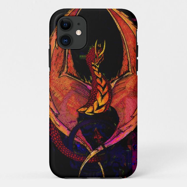 Wyvern, Drache, Fantasiedrache, Mythische Kreatur Case-Mate iPhone Hülle (Rückseite)