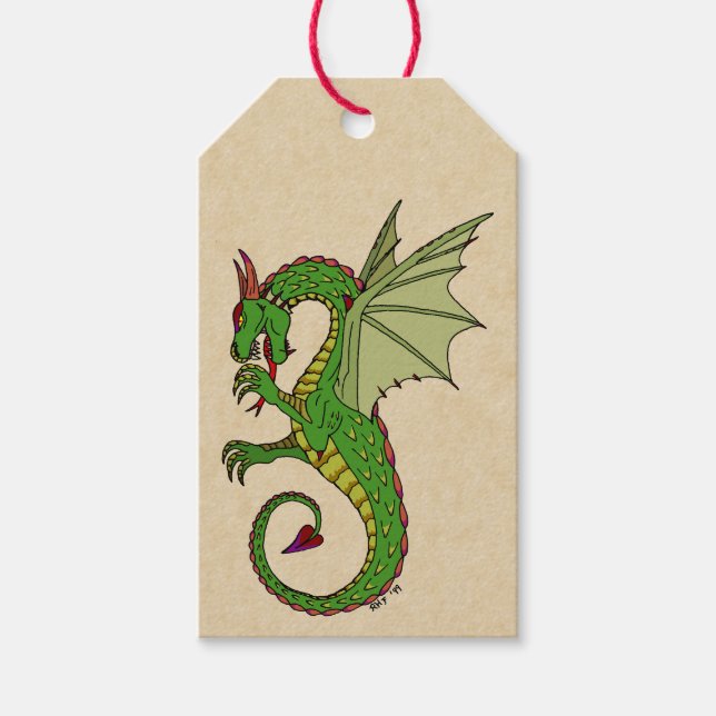 Wyvern Geschenkanhänger (Vorderseite)