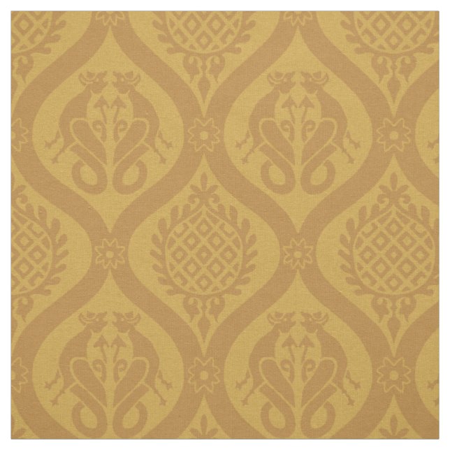 Wyvern Ogee, Marigold Stoff (Muster)
