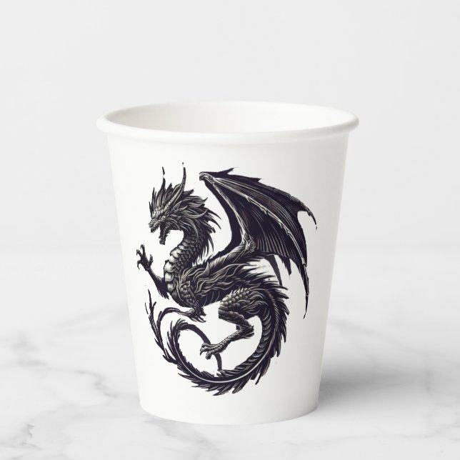 Wyvern Pappbecher (Vorderseite)