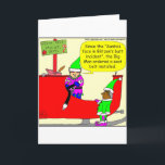 x07 Santa Hit Blitzens Hintern - Santa Cartoon Feiertagskarte<br><div class="desc">Sitzgurte rettete Leben! Sogar der Weihnachtsmann sollte einen Sicherheitsgurt anlegen,  besonders bei allen seinen plötzlichen Stopps. Aus dem Buch Weihnachten Cartoon.</div>