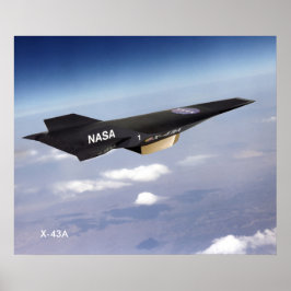 X-43A Hypersonic Ramjet Poster 20"x24"