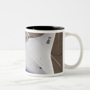 X-48B Blended Wing Body Unbemanntes Luftfahrzeug Zweifarbige Tasse