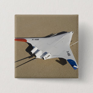 X-48B mischte Flügelkörper unmenschliches Button