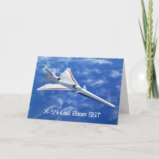 X-59 Billigflugzeuge mit Sonderraumflugzeug Karte (Vorderseite)