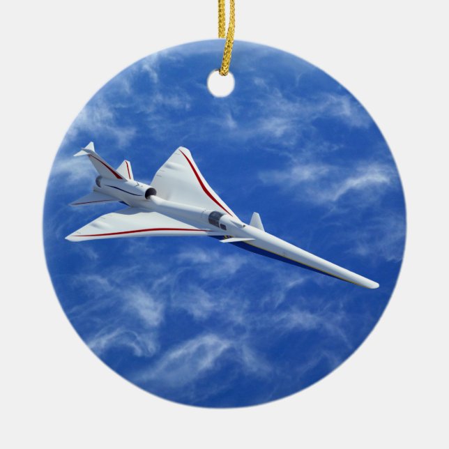 X-59 Billigflugzeuge mit Sonderraumflugzeug Keramik Ornament (Vorne)