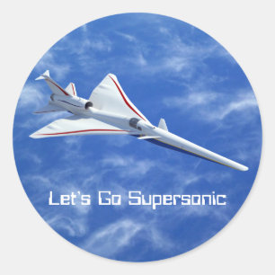 X-59 Billigflugzeuge mit Sonderraumflugzeug Runder Aufkleber