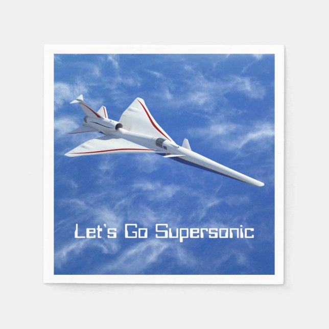X-59 Billigflugzeuge mit Sonderraumflugzeug Serviette (Vorderseite)