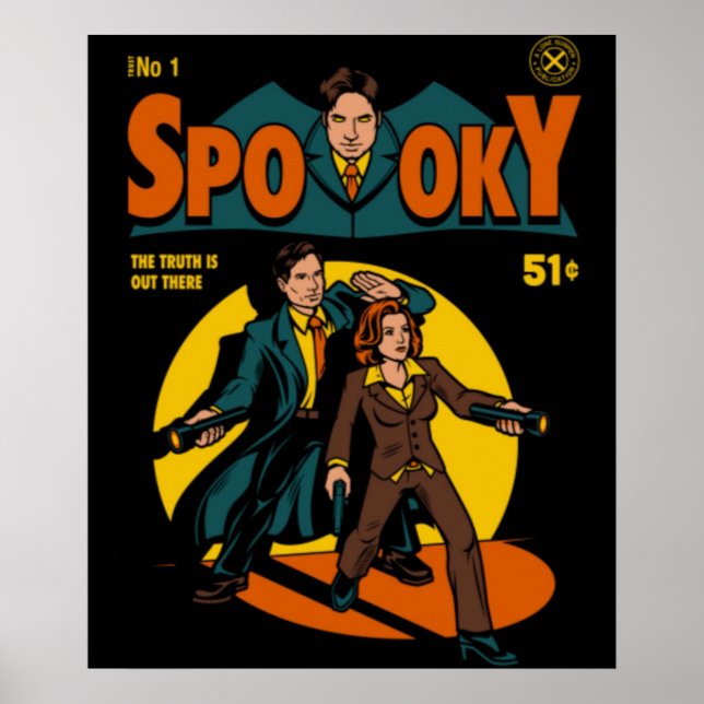 X-Dateien-Spookes-Comic Poster (Vorne)