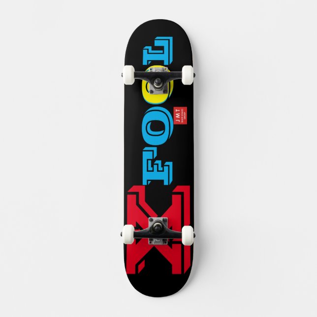 X FOOL OFFIZIELLE Skateboard (Vorderseite)