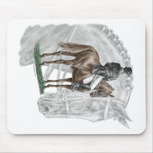 X-Halt Grußdressage-Pferd Mousepad