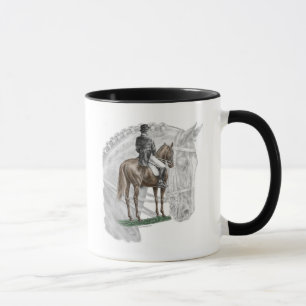 X-Halt Salute Dressage Pferd Tasse