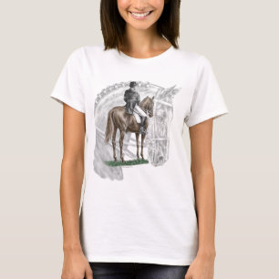 X-Halt-Salute-Dressurpferd T-Shirt