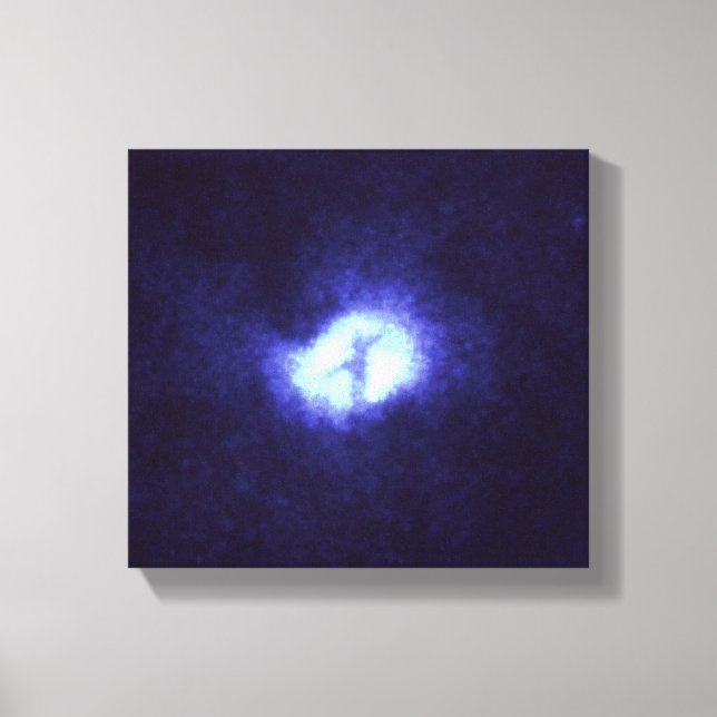 X in Whirlpool Galaxy M51 Leinwanddruck (Vorderseite)