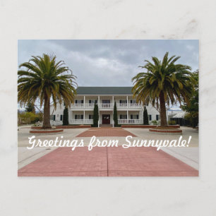 X.ITINERAIRES : Carte postale de Sunnyvale avec sa