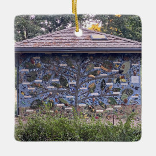 X.ITINERARIEN: Eichenbaum Keramikornament