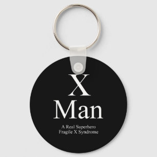 X-Mann-Fragiles-X-Syndrom-Bewusstsein Schlüsselanhänger