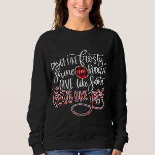 X-mas Lights Gitarre Ugly Weihnachts-Sweater Famil Sweatshirt