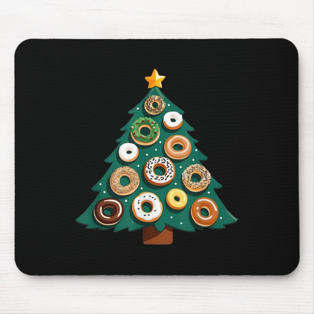 X-mas Morning Breakfast Pastry And Bakery Shop Uni Mousepad (Vorne)