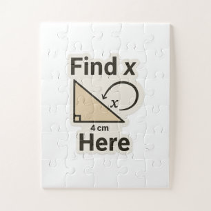 X Math Joke Sticker finden - Funny Geometry Puff