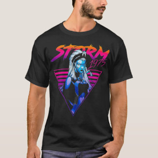 X-Men Storm 80er Retro Triangle Gradient Ta T-Shirt