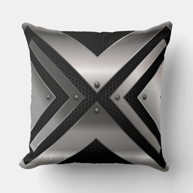 X Metallkissen Kissen (Vorderseite)