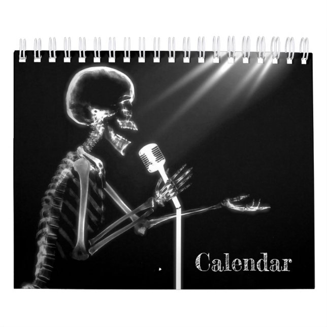 X-Ray Art Calendar 1 - Schwarzweiß Kalender (Titelbild)