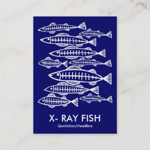 X-RAY FISH - Tiefe Marine Visitenkarte