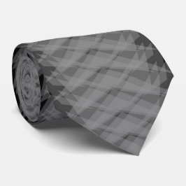 X Ray Gray On Black Spiny Modern Abstract Design Krawatte