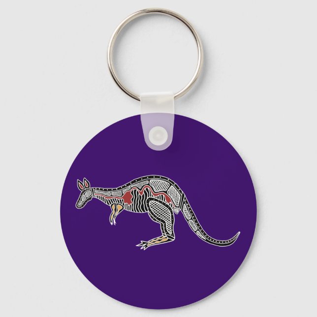 X-Ray Kangaroo Schlüsselanhänger (Vorderseite)