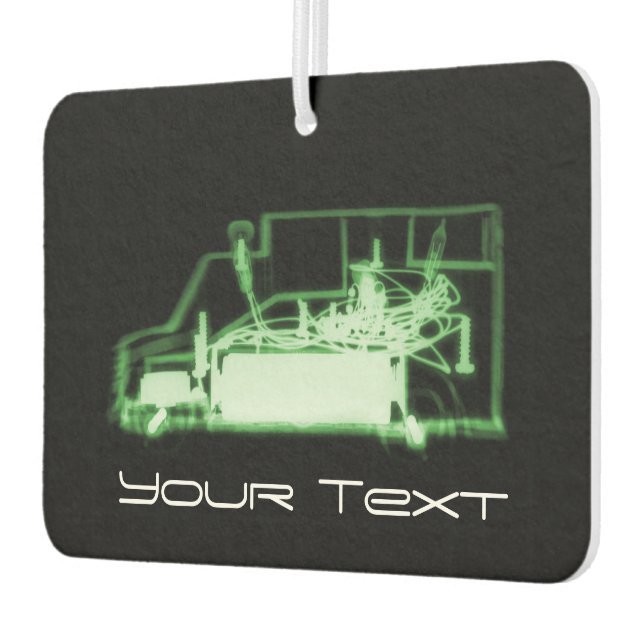 X-Ray See-Through Toy Truck Air Freshener Autolufterfrischer (Links)